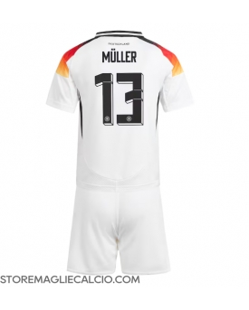 Germania Thomas Muller #13 Maglia Gara Casa Repliche Europei 2024 Bambino